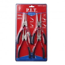 Набор съёмников стопорных колец P.I.T. ADVANCE HSET01-0004,180 мм, 4 шт, разжимная пружина