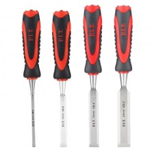 Набор стамесок по дереву плоские P.I.T. CONTROL HSET02-0004,4 шт., 6-12-18-24 мм, 265х135мм