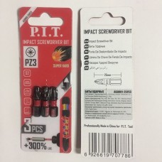Бита ударная P.I.T. PZ3x25 мм 3 шт в уп.